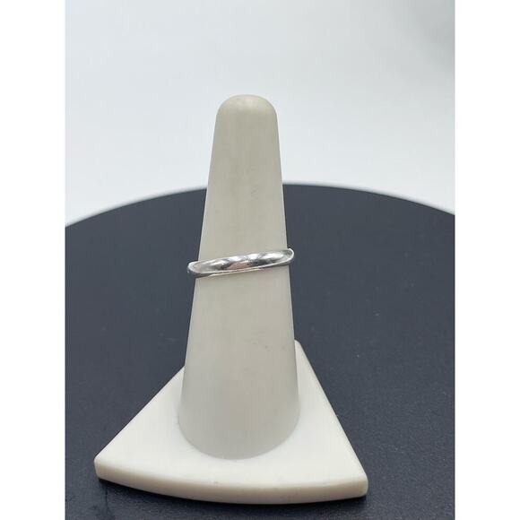 Sterling Silver 925 Semi Precious Stone Garnet Y Necklace and Ring Set Sz 8 - Picture 6 of 16